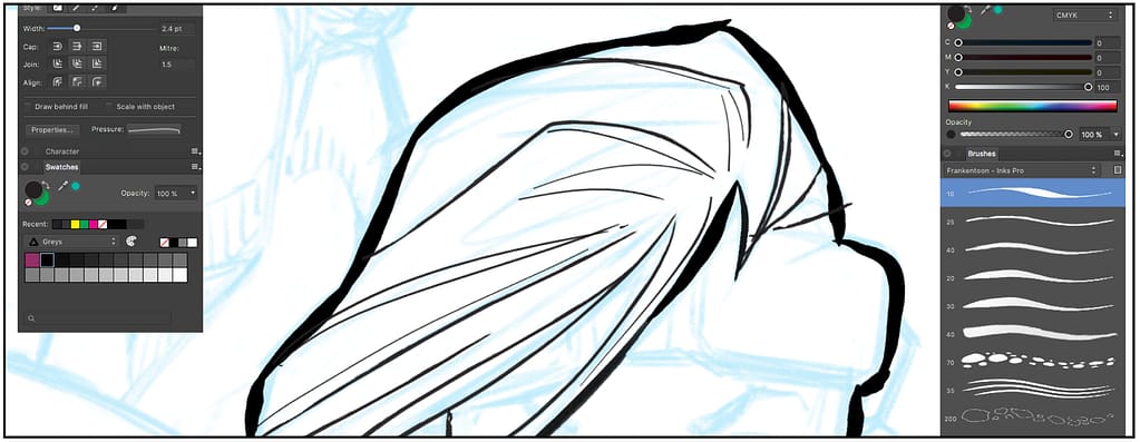 Comic Book Illustration in Affinity Designer - Frankentoon Studio