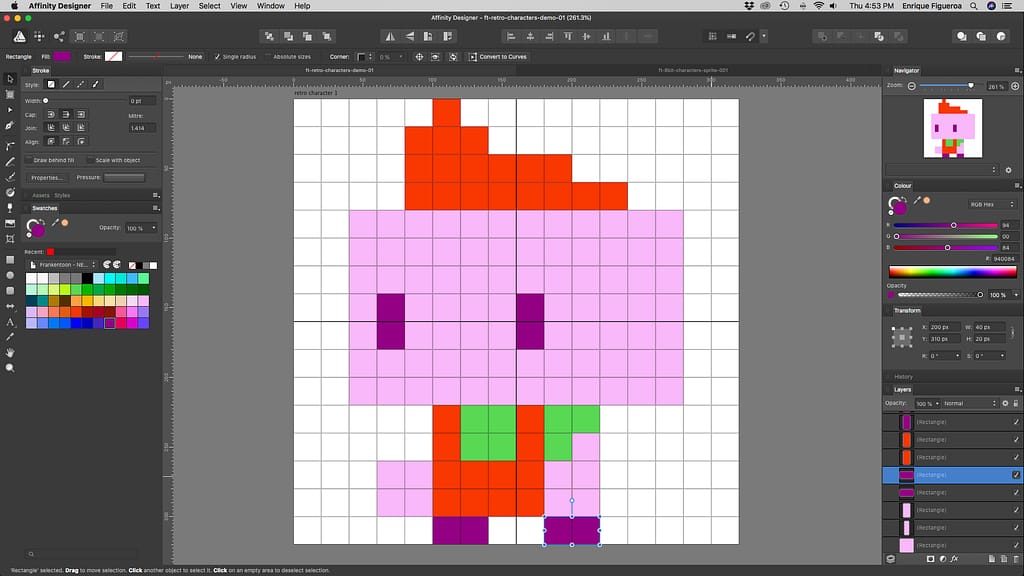 Emulating Retro Graphics in Affinity Designer - Frankentoon Studio