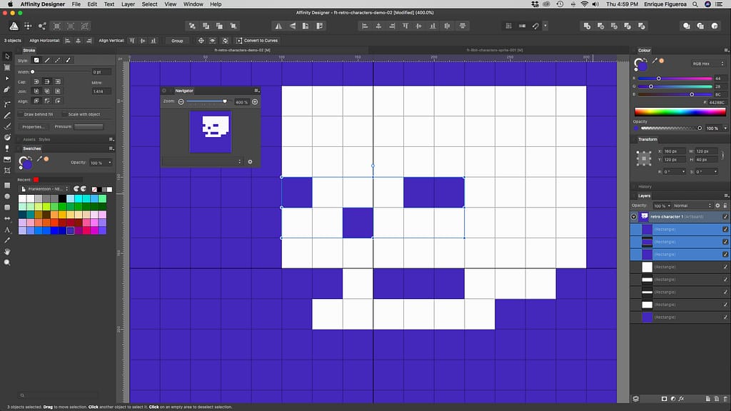 Emulating Retro Graphics in Affinity Designer - Frankentoon Studio