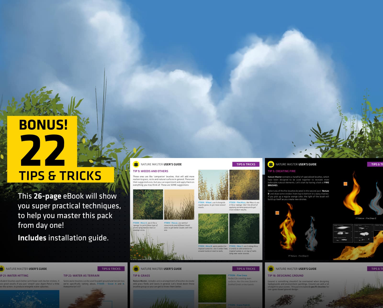 Nature Master for Procreate Frankentoon Studio