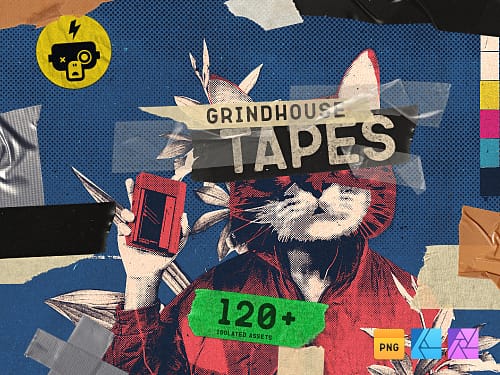 Grindhouse Tapes Design Assets