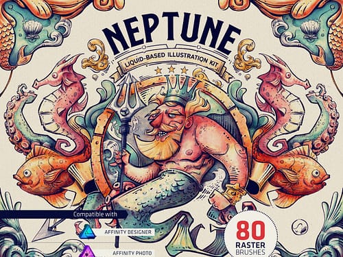 Neptune Illustration Kit for Affinity