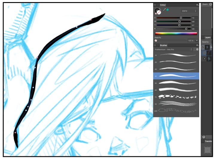 Layers for Comics: Panels and Inks “Using Layers: Best practices