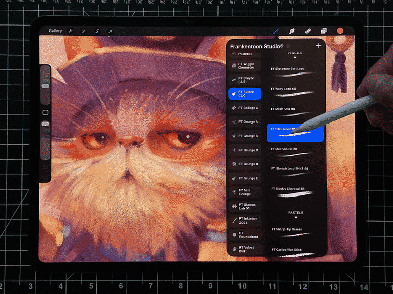 Procreate Free Code Free Procreate Brushes & Tools Starter Pack - Frankentoon Studio