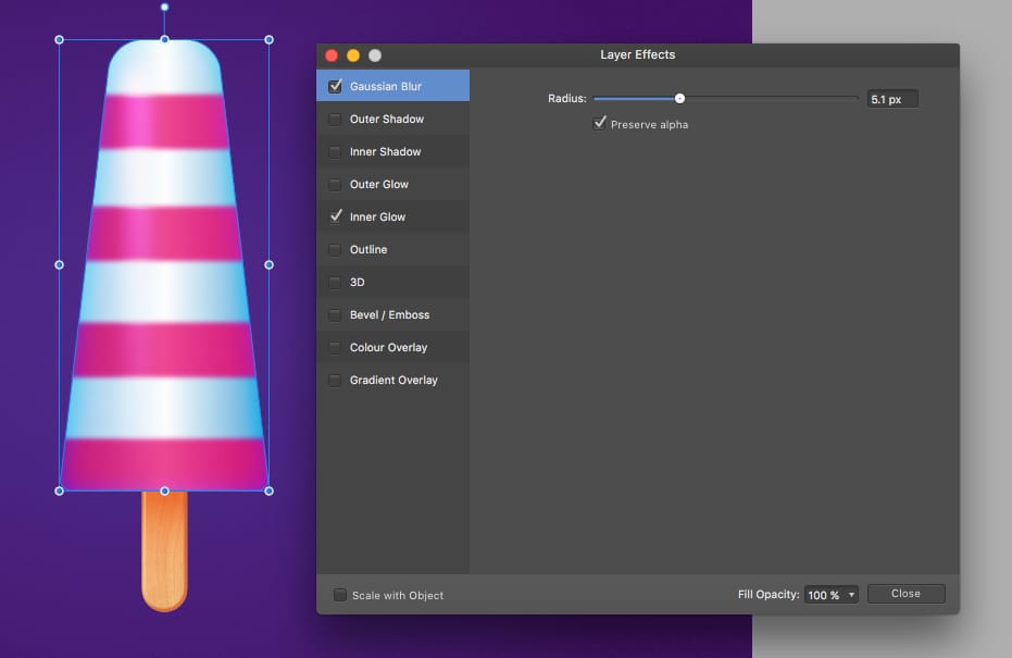 How to use Affinity Designer’s FX Panel for realistic highlights and shadows.